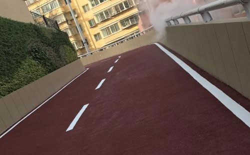 桑珠孜彩色路面